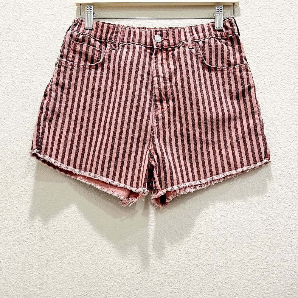Pre-loved! PILCRO Red Stripes Jean Shorts!